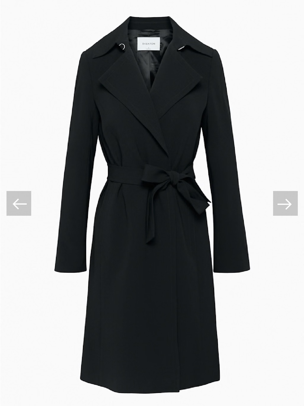 Aritzia Babaton Adira Trench Coat